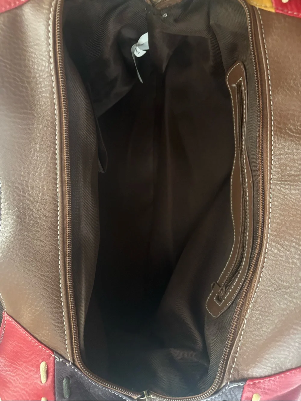 Betty Boop Y2K Multicolor Leather Hobo Bag Slouchy Large